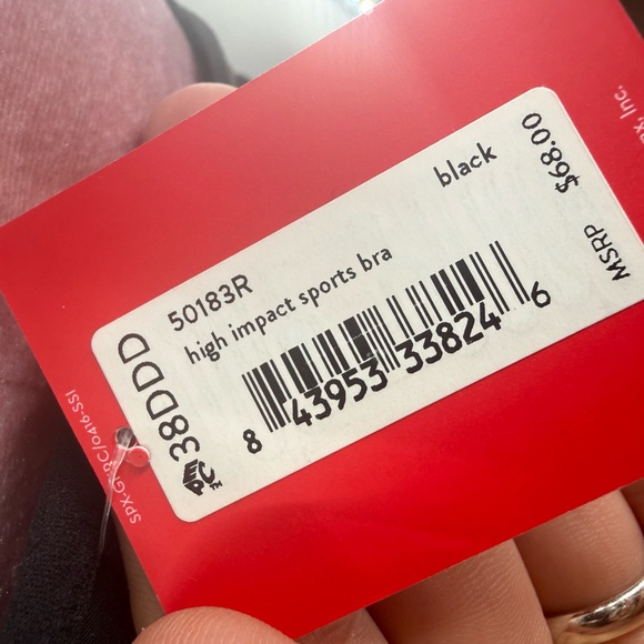 NWT Spanx Black 38DDD Core High-Impact Sports Bra - Picture 11 of 11